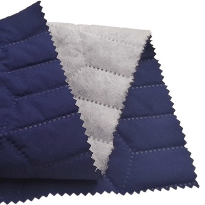 100% polyester textile uniform pongee fabric quilting fabrics padding quilted coat fabric for quilts