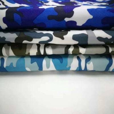 Camouflage cloth Outdoor fabric plain 100% Polyester microfiber Peach printed fabric polyester camo fabric